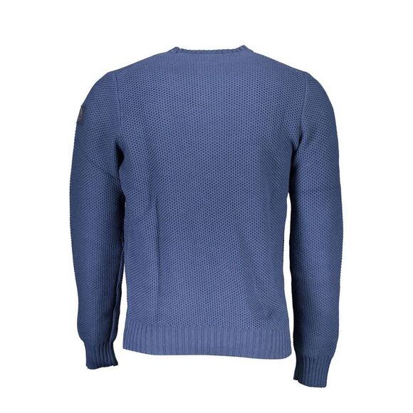 North Sails Blue Cotton Men Men's Sweater